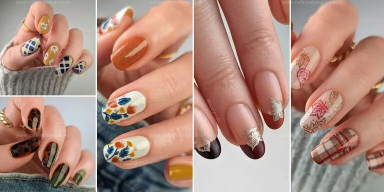 Creative Fall Leaf Nail Arts