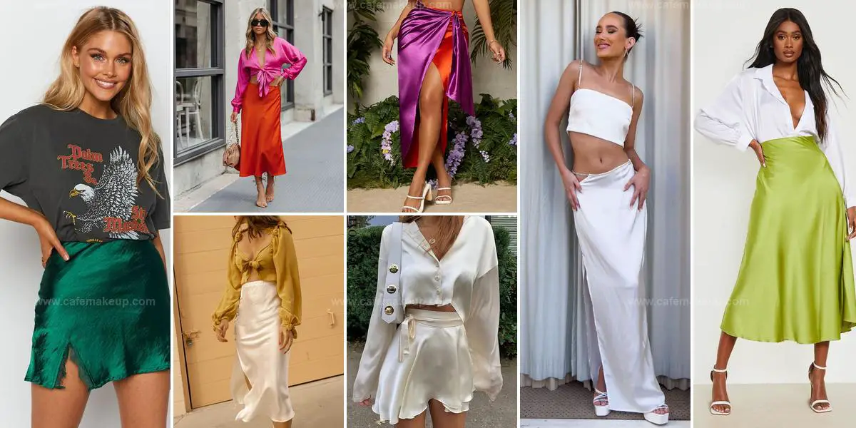 Top Satin Skirt Outfits for Summer