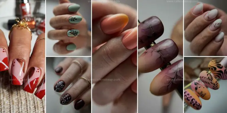 Top Fall Leaf Nail Designs