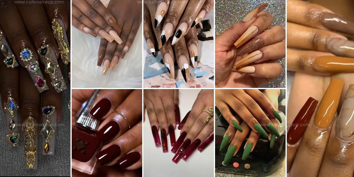 Top Long Fall Nails for Black Women