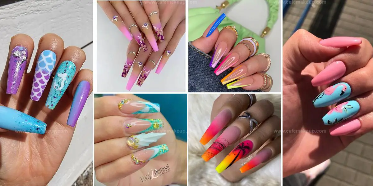 Top Summer Acrylic Coffin Nails