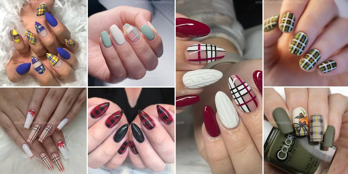 Best Plaid Nails for Fall