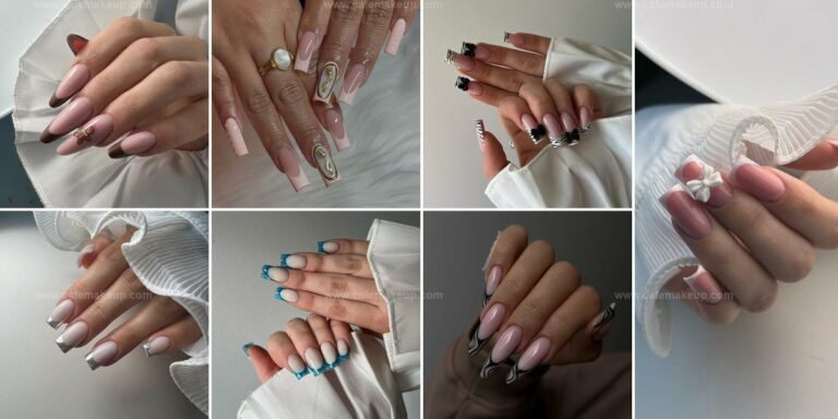 Best French Tip Nail Ideas for Fall