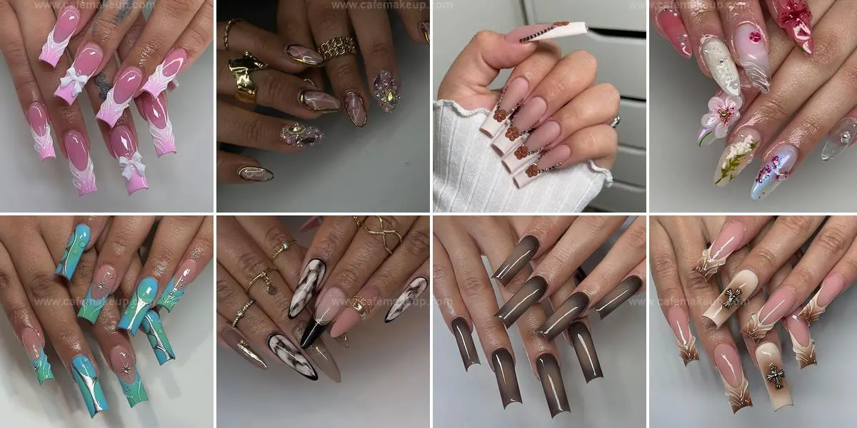 Best Glamorous Summer Acrylic Nail Designs