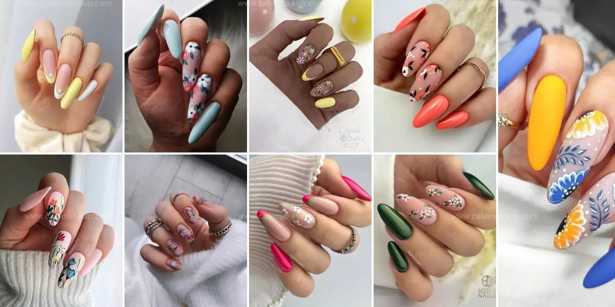 Top Spring Flower Nail Designs