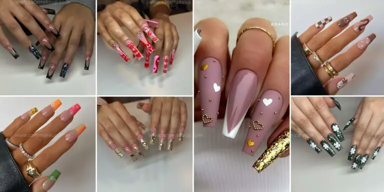 Best Coffin-Shaped Nail Designs for Fall