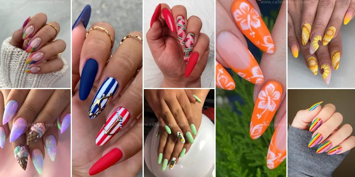 Top Summer Almond Nail Designs