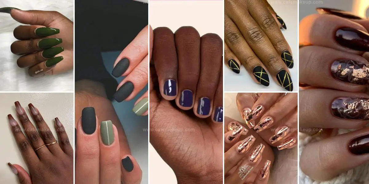 Best Fall Short Nails for Black Women