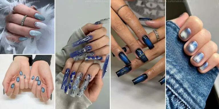 Best Blue and Silver Nail Ideas