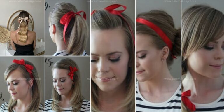 Top Easy Hairstyles With A Ribbon