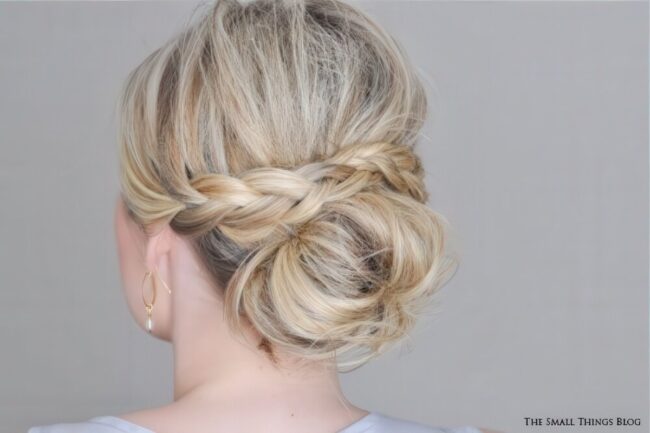 Warm Blonde Braids with Soft Cascades